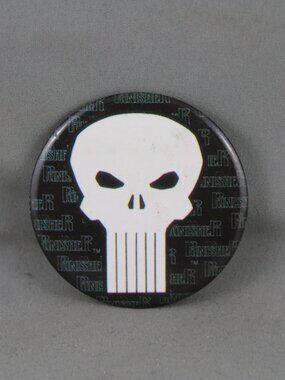 Vintage Marvel Comics Pin - The Punisher - Celluloid Pin